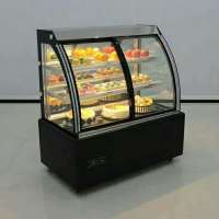 西点柜蛋糕展示柜奶茶店保鲜柜水果慕斯冷藏柜面包西点柜甜品冰柜S8|圆弧前开门/保鲜 1.5米