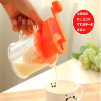 宝宝辅食迷你小型手动豆浆机手摇蔬菜水果营养家榨汁机手工榨汁器Y1|颜色随机不接受指定颜色