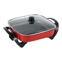 鸳鸯锅插电电火锅韩式多功能电热锅一体不粘锅家用锅大容量电煮锅|四方电热锅