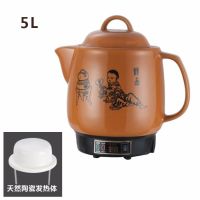 全自动中药壶中药煲电煎药壶养生壶电药锅熬中医砂锅炖煮药熬药罐Z4|5L神童白瓷晶发热体带鸣音