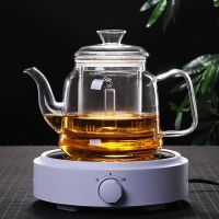 耐高温玻璃蒸茶壶 养生壶 电陶炉专用黑茶蒸汽壶 玻璃茶具|煮茶壶+电陶炉 0毫升能量胡