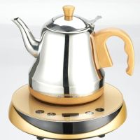 全自动断电热水壶玻璃煮茶壶底部上水电水壶烧水壶抽水家用泡茶壶|D02不锈钢款