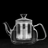 养生蒸茶壶玻璃蒸汽煮茶器耐热玻璃煮茶壶家用茶具蒸汽茶壶电陶炉|H款(煮)茶壶+308电陶炉