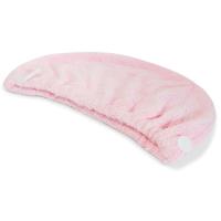 台湾超强吸水干发帽速干女浴巾浴帽套装包头巾厚干发毛巾帽不毛 凯蒂粉方巾加干发帽