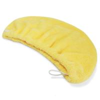 台湾超强吸水干发帽速干女浴巾浴帽套装包头巾厚干发毛巾帽不毛 璀璨黄方巾加干发帽