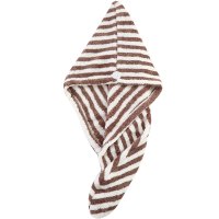 干发帽女超强洗包头巾吸水速干加厚浴帽擦头发毛巾可爱干发巾 咖啡色