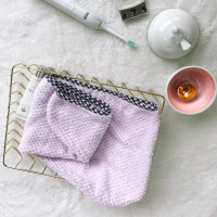 娜扎同款日本Carari考拉干发帽超强吸水速干长发干发巾包头女浴帽 康王紫色速干帽特价款