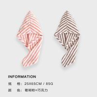 竹炭干发帽女超强吸水速干擦头发包头毛巾韩国浴帽干发巾 珊瑚粉+巧克力