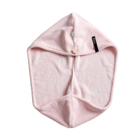 日本加厚干发帽成人超强吸水长发包头毛巾女浴帽可爱擦头速干神器 A款葫芦形粉色