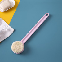 搓澡神器沐浴刷长柄软毛洗澡巾家居用品搓背刷按摩洗浴擦后背刷子 搓澡神器粉色