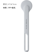 长柄软毛洗澡神器沐浴刷搓背搓后背神器搓澡神器后背洗澡刷不求人 白色