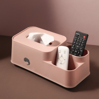 北欧风简约可爱纸巾盒客厅茶几桌面多功能创意抽纸盒遥控器收纳盒