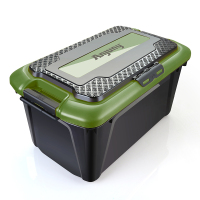 汽车收纳箱车载置物箱后备储物箱车内用整理汽车装饰用品大全 军绿色[五合一大容量款-55L]