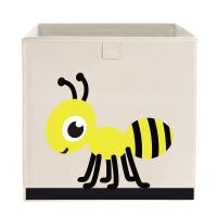 宝宝玩具箱布艺整理箱可折叠储物盒牛津纺收纳桶 儿童玩具收纳箱 蚂蚁 升级水洗款33*33*33