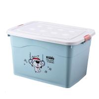 收纳箱塑料衣柜衣服整理箱大号家用衣物储物箱子盒加厚特大号玩具 辛巴狗-北欧蓝 套装推荐80+120[省5元!]