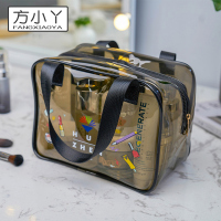 防水化妆包女ins风超火网红收纳盒便携大容量化妆品刷旅行洗漱袋