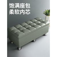 换鞋凳沙发收纳凳长方行床尾家用口鞋柜可坐储物服装店穿鞋凳子