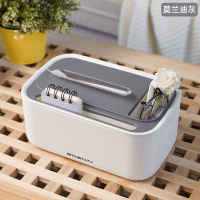纸巾盒抽纸盒家用客厅创意多功能茶几桌面纸抽餐巾纸遥控器收纳盒 莫兰迪—灰