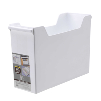 橱柜收纳盒桌面文件夹整理筐厨房杂物锅具调味品置物储物塑料箱子 小号白色