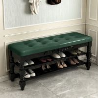 长方形可坐收纳凳子多功能门口换鞋凳储物凳子床尾沙发鞋柜家用凳