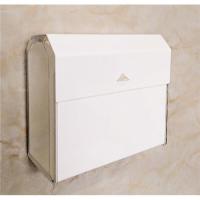 白色|卫生间纸巾盒亚克力防水浴室纸盒厕所塑料方形草纸盒厕纸盒免打孔