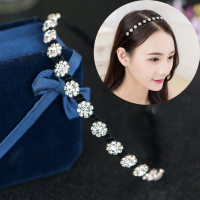 满天星水钻银色|逆而上的你高密同款发箍发饰韩版防滑头箍珍珠头饰发卡洗脸发夹