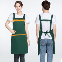 水果店围裙三件套装帽子logo印字网红同款夏季男女商用工作服