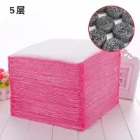 五层棉纱10片装+5钢丝球|大号棉纱洗碗布吸水抹布厨房不沾油不掉毛洗碗刷碗神器百洁布加厚
