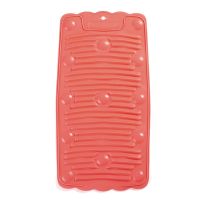 240g加厚*2[粉色]赠3个挂钩|家用硅胶搓衣板洗衣板迷你耐用防滑吸盘吸壁多用洗衣垫