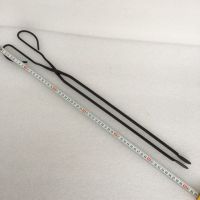 黑色老铁60扁头火钳特厚300克|家用火钳夹 加长扁头 火钳垃圾夹 火剪火钩厨房烧煤钳烧烤木炭