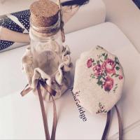 红碎花蔷薇(四只装)|可爱卡通布艺加厚耐磨桌脚套椅脚垫 凳子椅子脚套 桌腿保护套