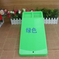 搓衣板-绿色|塑料大号洗衣板 斜式可放肥皂洗衣服防滑水槽搓衣板
