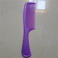 紫色5个|5个装男女彩色熟料红色牛角梳家用女士长发防静电老式美发梳子
