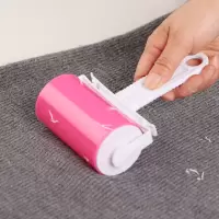 红色[水洗款] 1个装|可水洗粘毛器滚筒式除尘器除静电毛刷衣服去毛器滚毛器粘尘纸滚刷