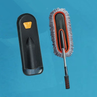 [可伸缩]大拖把+包装盒|洗车拖把 汽车掸子擦车除尘刷车扫灰车用拖把鸡毛掸子超细纤维软