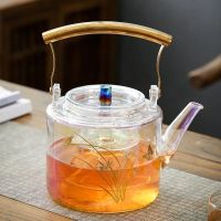 陶瓷玻璃铁壶大功率电陶炉功夫茶炉家用茶壶烧水泡茶办公室煮茶器|兰花玻璃壶