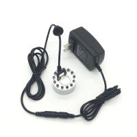 假山喷泉造雾超声波雾化器轮鱼缸盆景配件起雾器加湿器制雾器|合金彩灯头＋电源