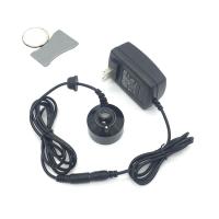 假山喷泉造雾超声波雾化器轮鱼缸盆景配件起雾器加湿器制雾器|一套塑料无灯+一片雾化片(送钥匙)