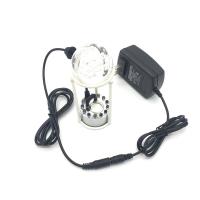 假山喷泉造雾超声波雾化器轮鱼缸盆景配件起雾器加湿器制雾器|一套合金彩灯+支架+水晶球