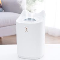 家用加湿器大雾量大型大容量卧室空调房空气净化器二三喷头加湿器|3.3L白色（双喷） 标配+2套棉棒