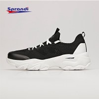 Sprandi斯潘迪运动鞋女夏季新款白色透气百搭增高厚底老爹鞋女潮