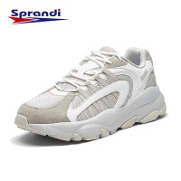 Sprandi斯潘迪男鞋运动鞋2020夏季网面透气老爹鞋子男士休闲鞋潮S1018888