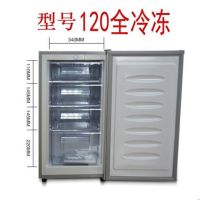 特价全冷冻小型家用冷冻小冰箱迷你冻母乳小冰柜茶叶储存奶冷冻柜U6|120单门银色