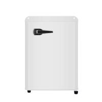 118l多彩复古冰箱小型家用租房宿舍用网红美式电冰箱冷冻冷藏N0|单门⑦⑤北极白