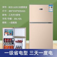 三门节能小型冰箱家用迷你租房电冰箱双门冷冻冷藏十年保修I5|62A138金色双门升级节能款