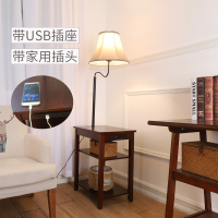带usb茶几落地灯卧室客厅沙发边角立式落地台灯床头护眼阅读灯