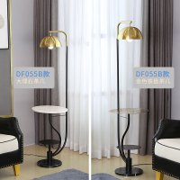 无线充电落地灯 大理石茶几带桌托盘客厅沙发北欧台灯 卧室床头灯