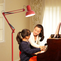 落地灯卧室床头客厅美式调光护眼学习书房钓鱼麻将灯