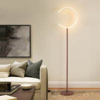 北欧落地灯客厅卧室立式床头网红创意护眼地灯ins简约阅读台灯