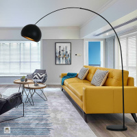 沙发钓鱼简约卧室风网红客厅北欧ins座地现代落地灯立式